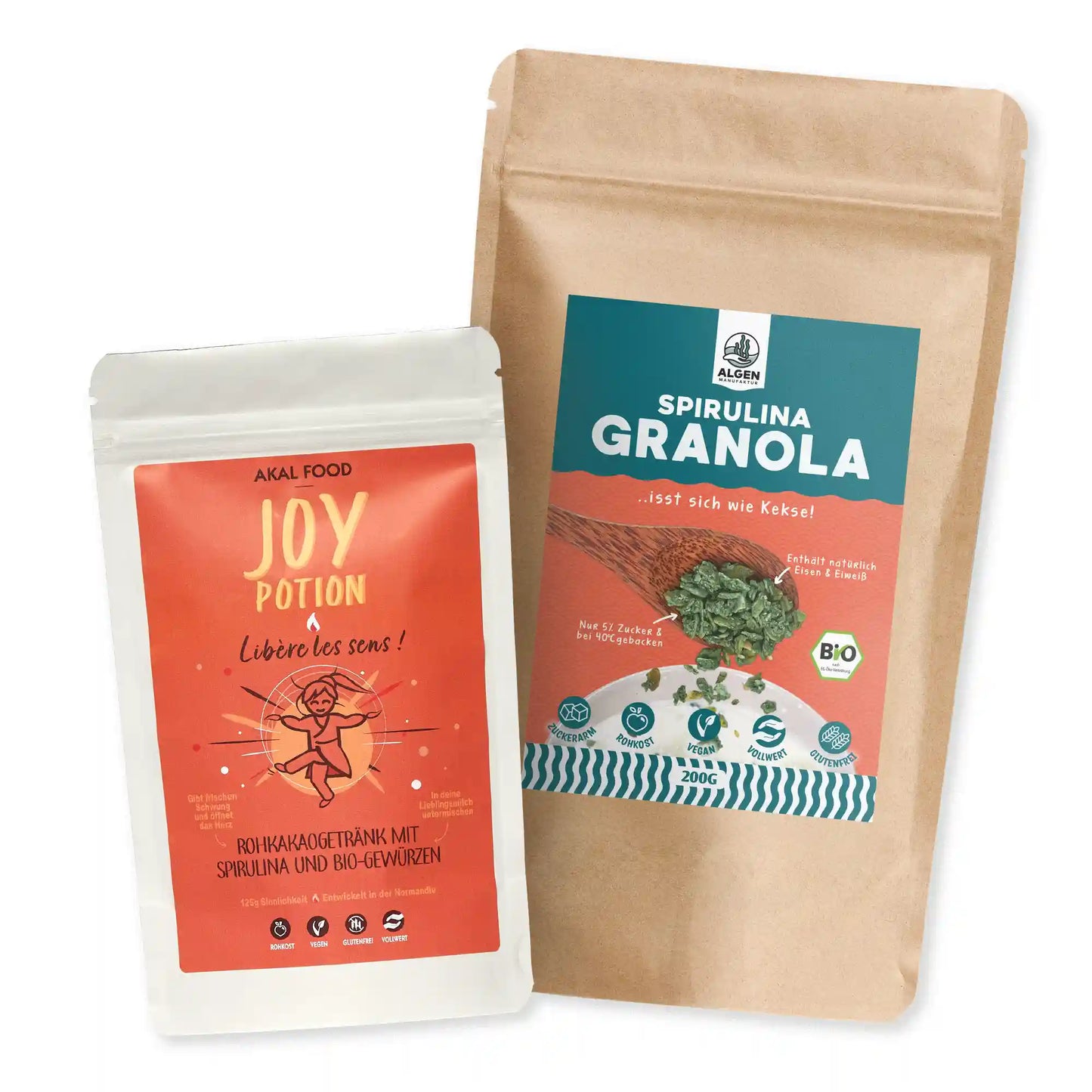 Spirulina Schoko Knuspermüsli Set