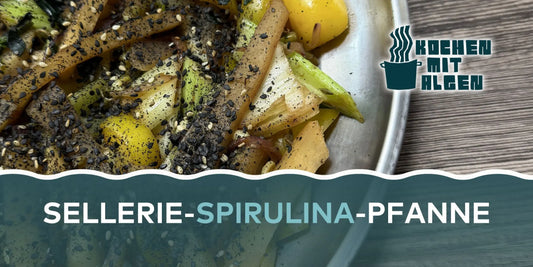 Sellerie-Spirulina-Pfanne