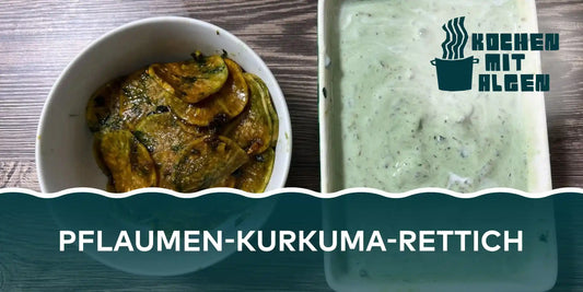 Pflaumen-Kurkuma-Rettich