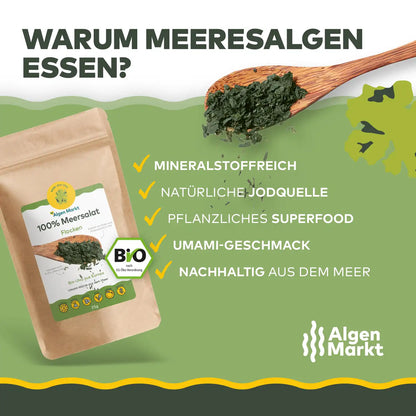 Bio Meersalat Flocken - Bio Ulva Algen