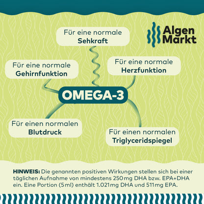 Algae oil – DHA &amp; EPA with vitamin D3