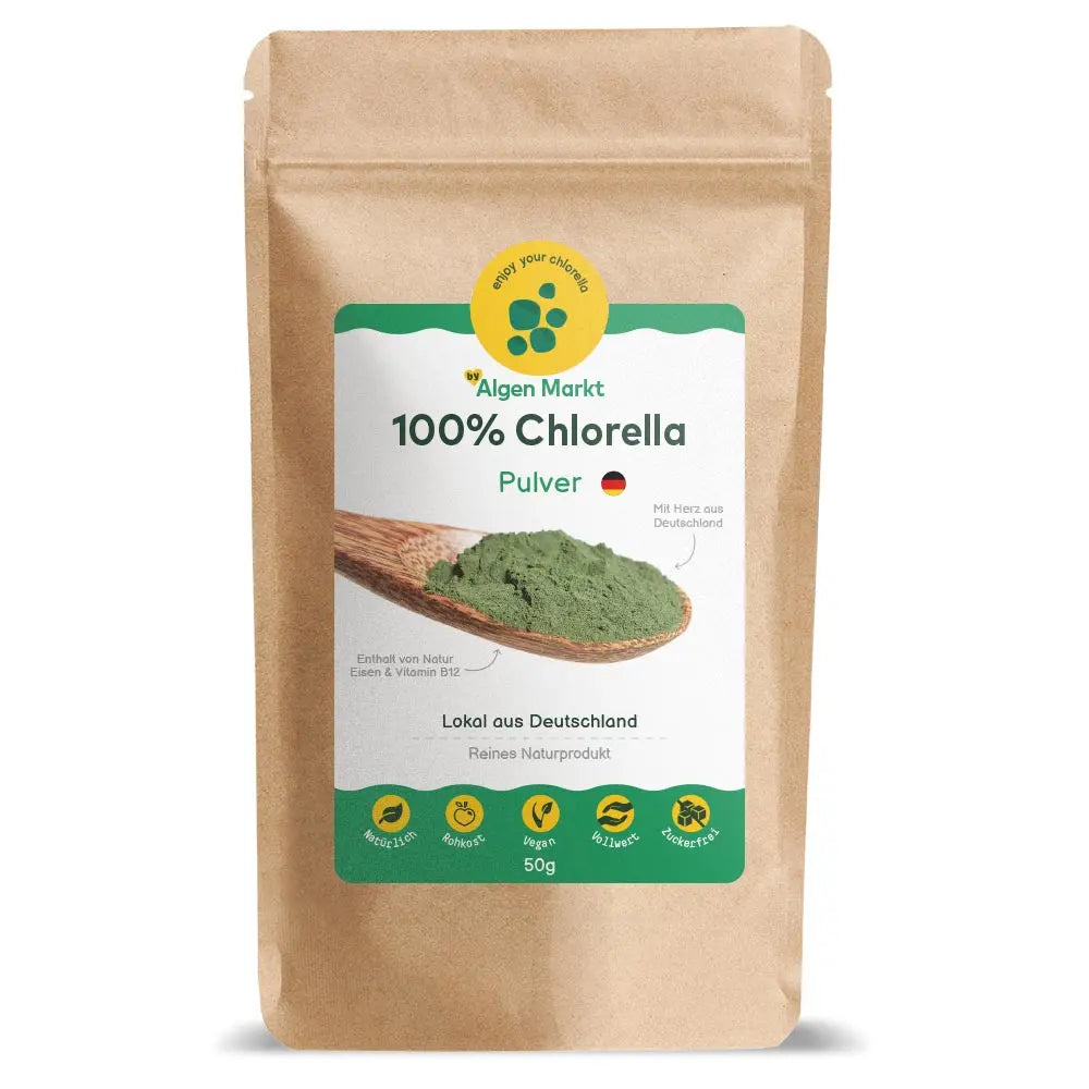 Chlorella Algenpulver aus Deutschland
