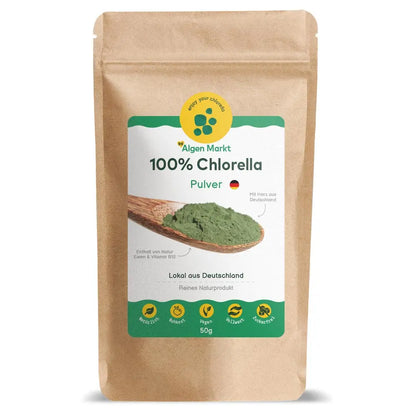Chlorella Algenpulver aus Deutschland