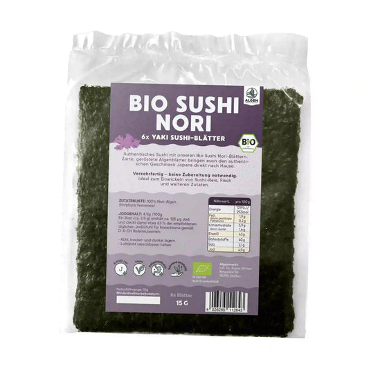 Bio Sushi Nori Blätter