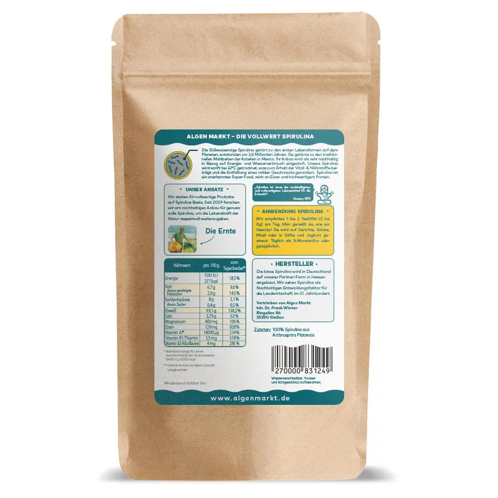 Spirulina Pulver aus Deutschland