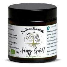 Algengewürze Glas mit Chlorella - 25g Happy Gefühl Algenmarkt