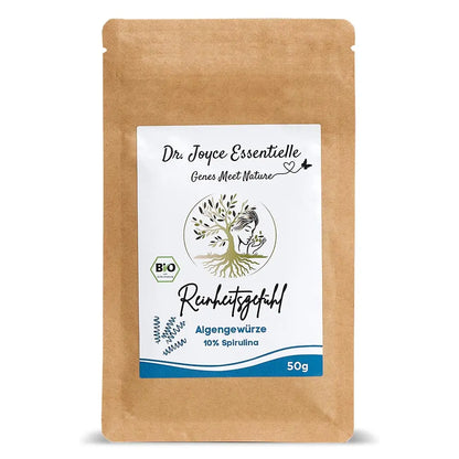 Algengewürze mit Kurkuma, Kreuzkümmel und Spirulina – 50 g Auffüllbeutel Reinheitsgefühl von Algenmarkt