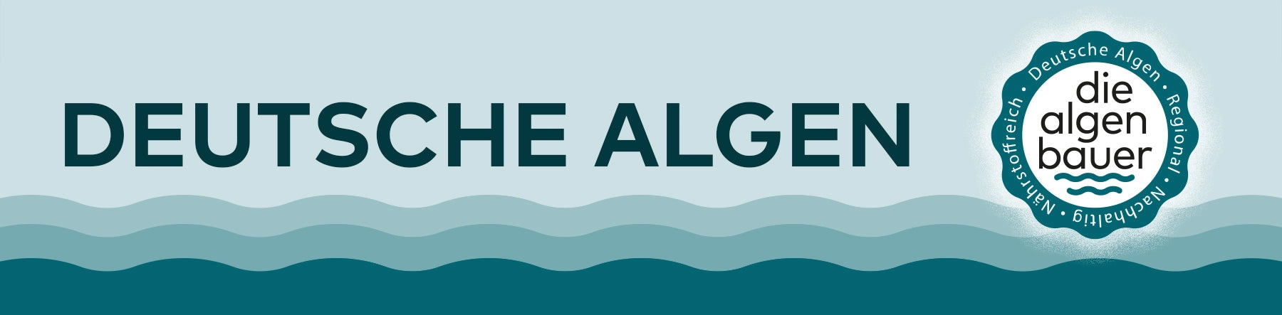 Kategoriebanner Algen aus Deutschland von Algenmarkt