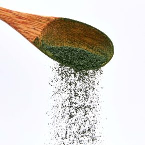 Rohkost Spirulina Pulver Löffel | Algen Markt