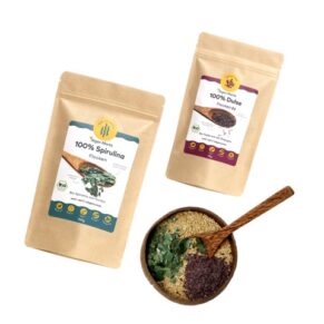 Dulse Spirulina Algen Set mit Kokos Bowl & Löffel |Algen Manufaktur AKAL Food