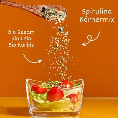 Spirulina Körnermix als Salat Topping von Algen Manufaktur